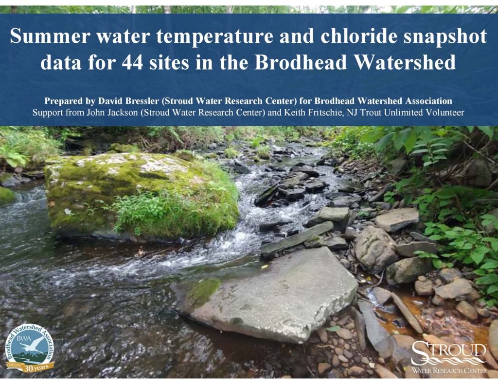 Streamwatch Brodhead Watershed Association